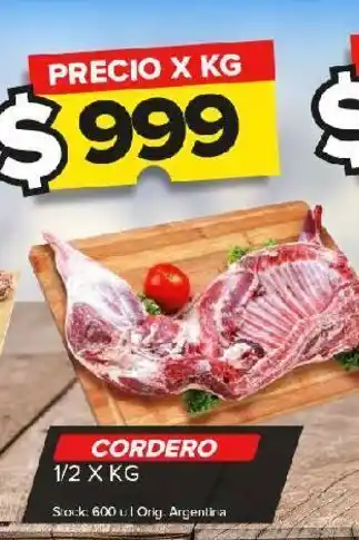 Carrefour Cordero oferta