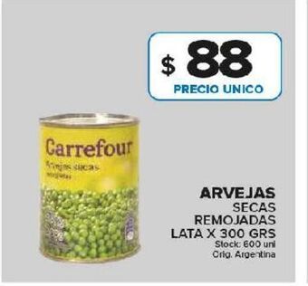 Carrefour Arvejas secas remojadas oferta