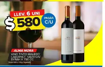 Carrefour Vino tinto alma mora oferta