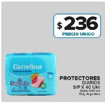 Carrefour Protectores diarios oferta