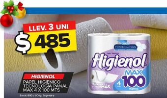 Carrefour Papel higiénico higienol oferta