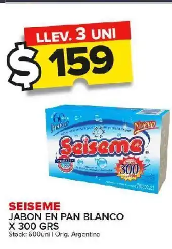 Carrefour Jabón seiseme oferta