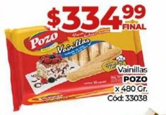 Diarco Vainillas Pozo x 480 gr. oferta