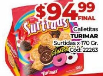 Diarco Galletitas Turimar Surtidas x 170 gr. oferta