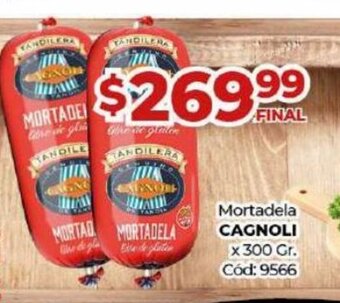 Diarco Mortadela Cagnoli x 300 gr. oferta