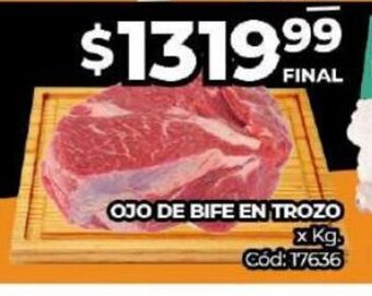 Diarco Ojo De Bife En Trozo x kg. oferta