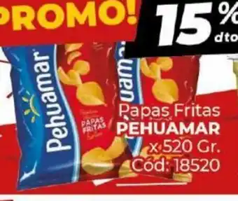Diarco Papas Fritas Pehuamar x 520 gr. oferta