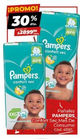 Diarco Pañales Pampers oferta