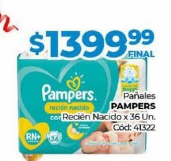 Diarco Pañales Pampers Recién Nacido oferta