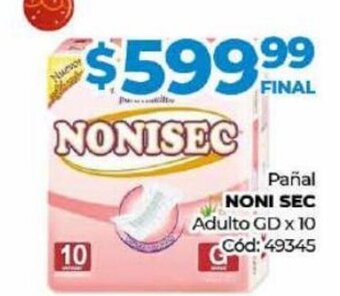 Diarco Pañal Noni Sec oferta