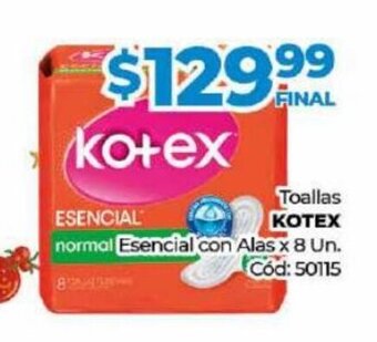 Diarco Toallas Kotex oferta