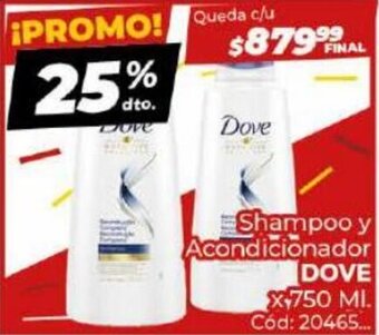 Diarco Shampoo y Acondicionador Dove oferta