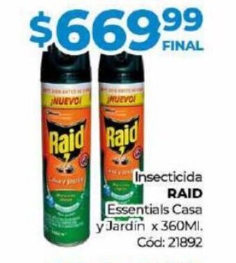 Diarco Insecticida Raid oferta