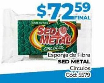 Diarco Esponja de Fibra Sed Metal oferta