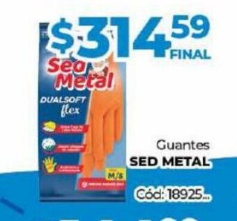 Diarco Guantes Sed Metal oferta
