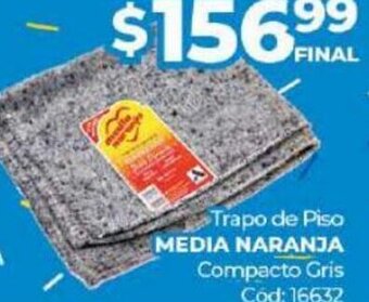 Diarco Trapo de Piso Media Naranja oferta