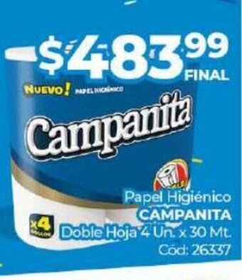 Diarco Papel Higiénico Campanita oferta