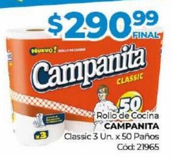 Diarco Rollo De Cocina Campanita oferta