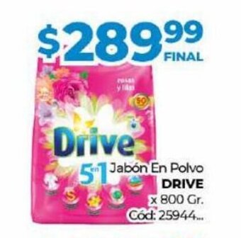 Diarco Jabón en Polvo Drive x 800 gr. oferta