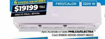 Diarco Aire Acondicionado Philco/Electra oferta