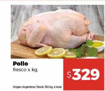 Disco Pollo fresco x kg oferta