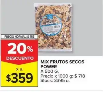 Carrefour Mix Frutos Secos Power 500g oferta