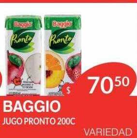 Masivos Baggio jugo pronto 200c oferta