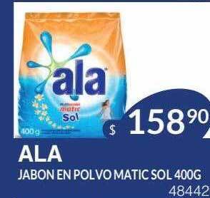 Masivos Ala jabon en polvo matic sol oferta