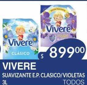 Masivos Vivere suavizante e.p. clasico-violetas oferta