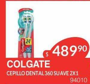 Masivos Colgate cepillo dental 360 suave 2x1 oferta