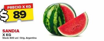 Carrefour Maxi Sandia x kg oferta