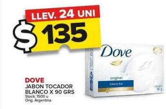 Carrefour Maxi Dove jabon tocador blanco oferta
