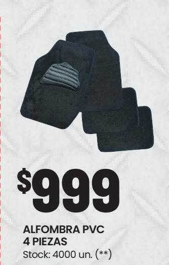 Changomas Alfombra pvc 4 piezas oferta