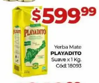 Diarco Yerba Mate Playadito x 1 Kg oferta