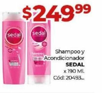 Diarco Shampoo y Acondicionador Sedal oferta