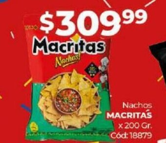 Diarco Nachos Macritas x 200 gr oferta