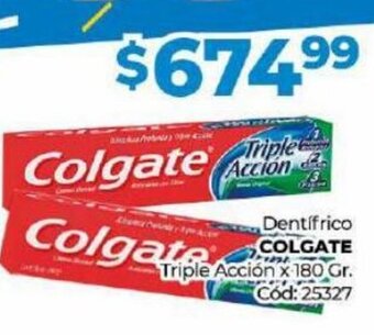 Diarco Dentifrico Colgate Triple Accion x 180 gr. oferta