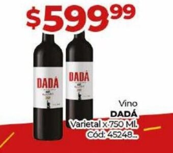 Diarco Vino Dadá oferta
