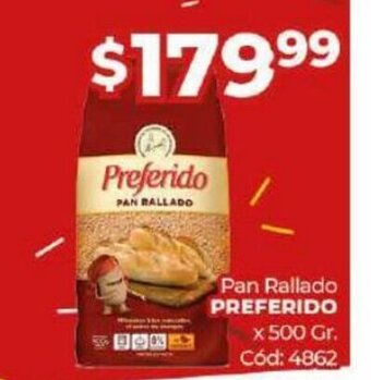 Diarco Pan Rallado Preferido x 500 gr. oferta