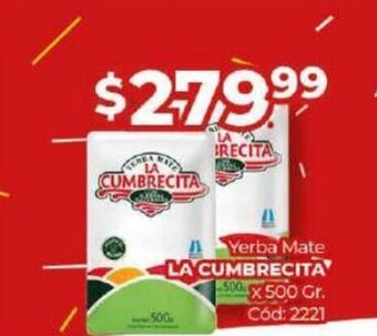 Diarco Yerba Mate La Cumbrecita x 500 gr oferta
