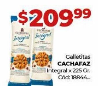 Diarco Galletitas Cachafaz Integral x 225 gr. oferta