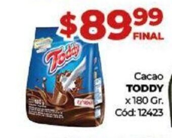 Diarco Cacao Toddy x 180 gr oferta