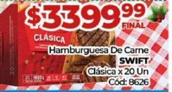 Diarco Hamburguesa De Carne Swift oferta