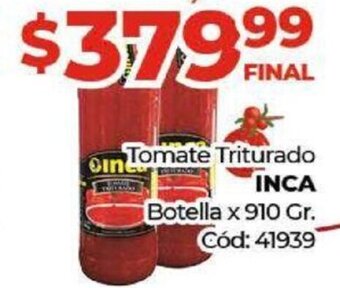 Diarco Tomate Triturado Inca Botella x 910 gr oferta