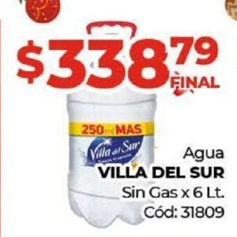 Diarco Agua Villa Del Sur oferta