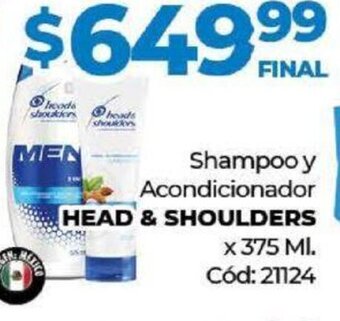 Diarco Shampoo y Acondicionador Head & Shoulders oferta