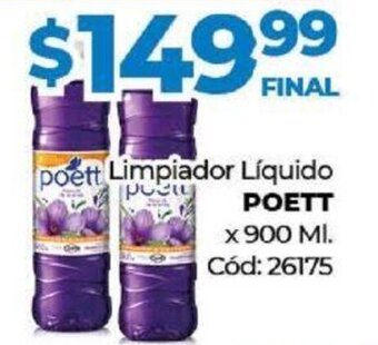 Diarco Limpiador Líquido Poett oferta