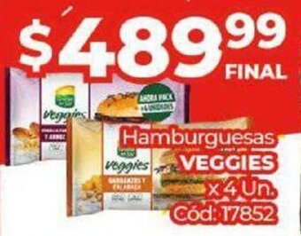 Diarco Hamburguesas Veggies oferta