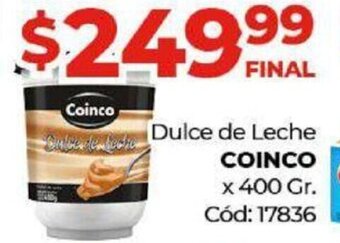 Diarco Dulce de Leche Coinco x 400 gr. oferta