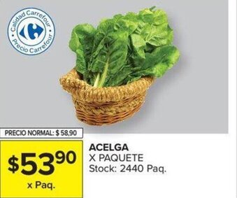 Carrefour Acelga oferta